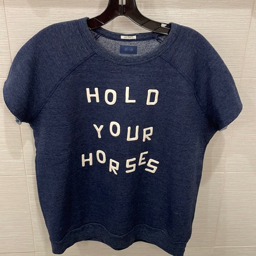 Mother short sleeve sweatshirt